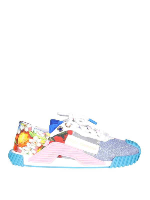 DOLCE & GABBANA: trainers - Patchwork trainers