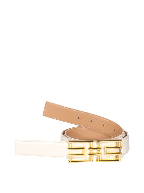 ELISABETTA FRANCHI: Gürtel - Gürtel - Weiß
