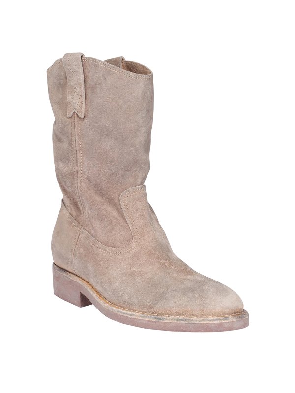 GOLDEN GOOSE: boots online - Suede biker boots