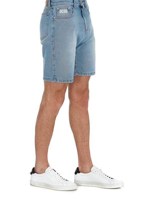 GCDS: トラウザーショーツ online - ショートパンツ - ミディアムウォッシュ