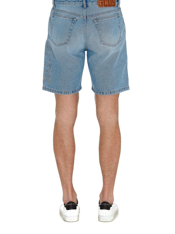 ショートパンツ - ミディアムウォッシュ shop online: GCDS