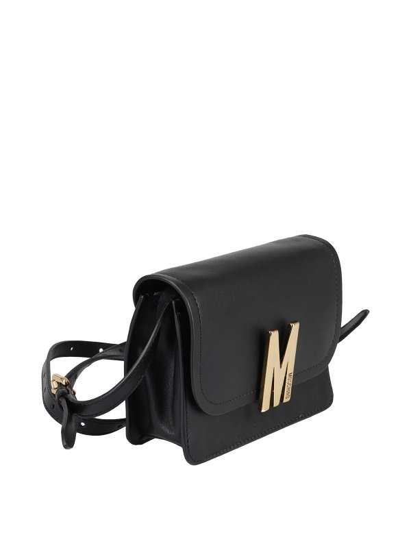 MOSCHINO: クロスボディバッグ online - クロスボディバッグ - 黒