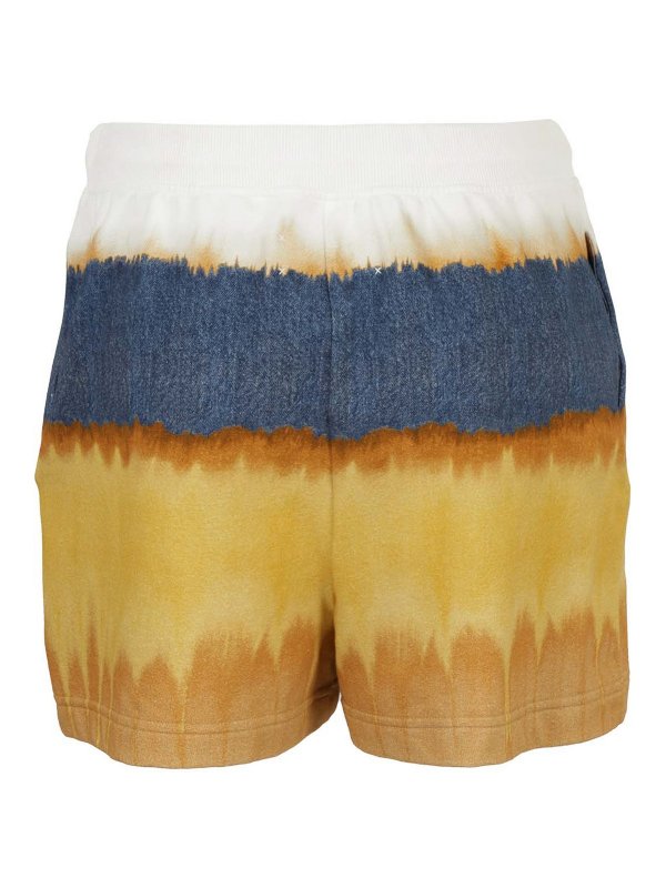 ALBERTA FERRETTI: pantaloni shorts online - Shorts in cotone tricolore
