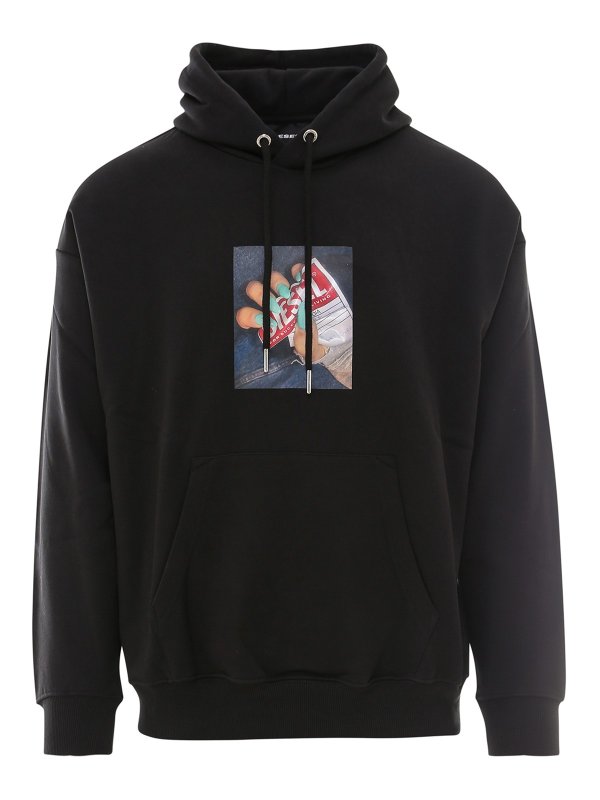 DIESEL: Sudaderas y suéteres - Sudadera - Transfer