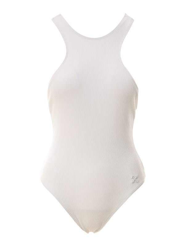 OFF-WHITE: Bañadores - Bañador - Blanco