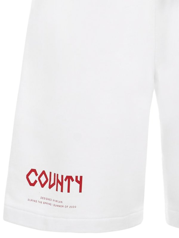 iKRIX Marcelo Burlon: Hosen Shorts - Shorts - Weiß