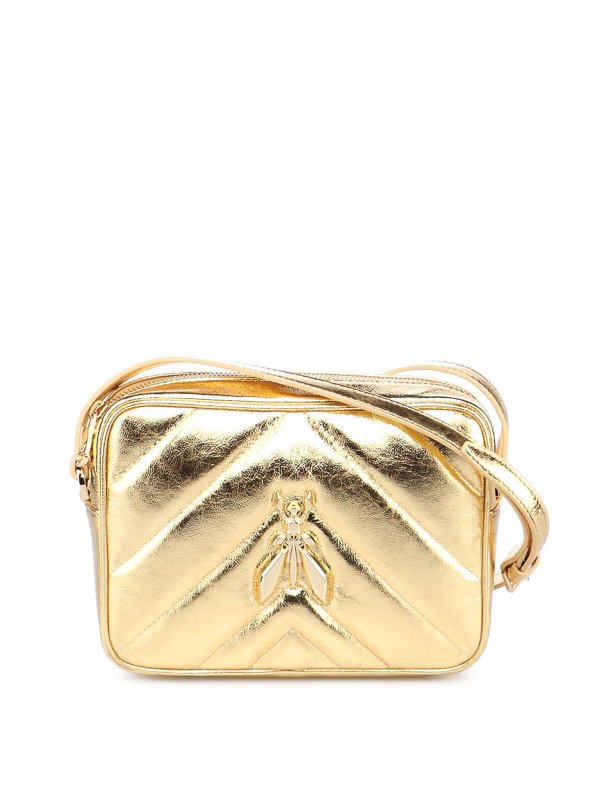 Patrizia Pepe Fly cross body bag Gold Women 2VA023A8K7Y360