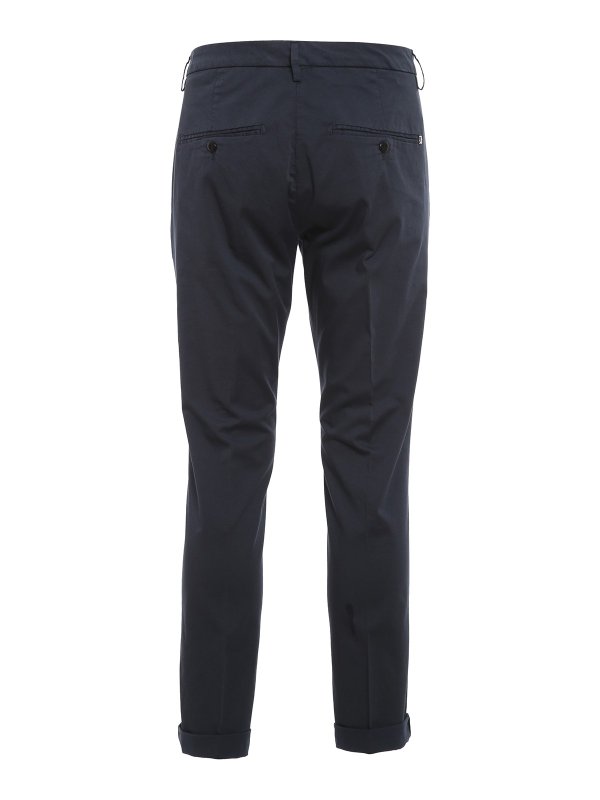 DONDUP: casual trousers online - Gaubert blue trousers