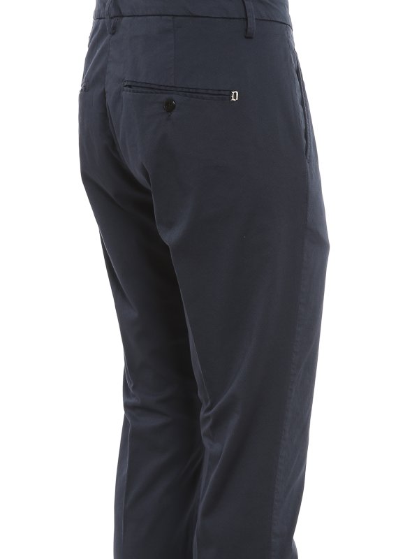 iKRIX DONDUP: casual trousers - Gaubert blue trousers