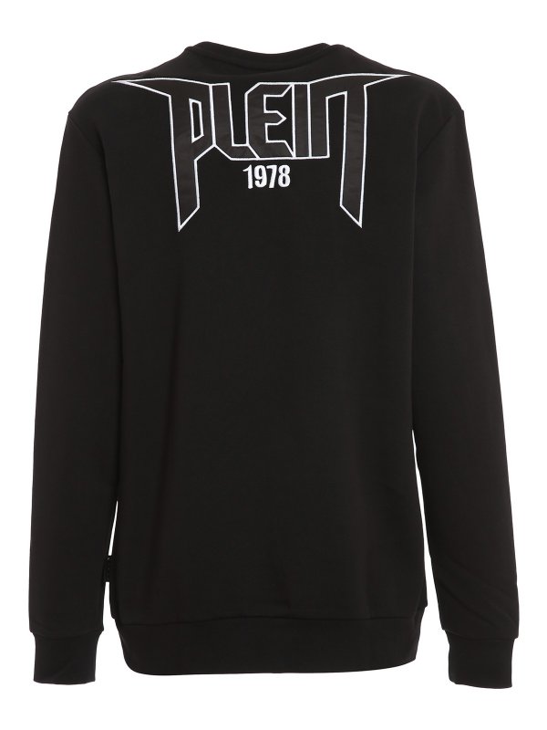 PHILIPP PLEIN: Sweatshirts & Sweaters online - Logo plaque sweatshirt