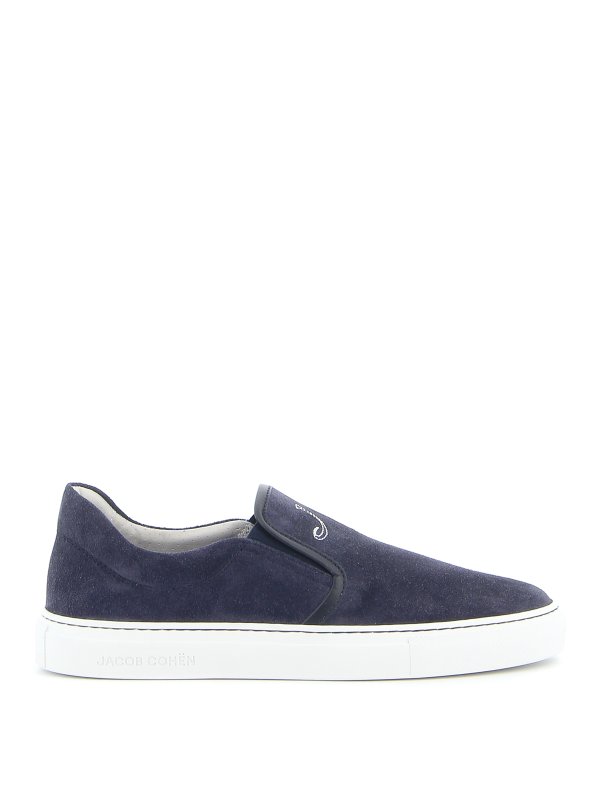 JACOB COHEN: trainers - Suede slip on sneakers
