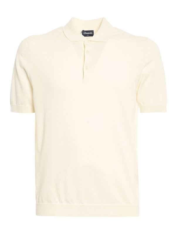 DRUMOHR: Rollkragenpullover  und Polo-Ausschnitt - Rollkragenpullover - Weiß