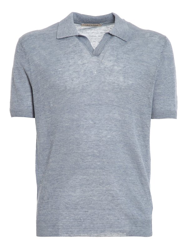 LA FILERIA: Col roulé & Col polo - Pull Col Roulé - Bleu Clair