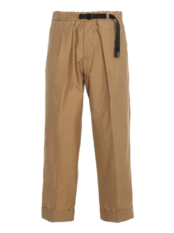 WHITE SAND: casual trousers - Poplin pants