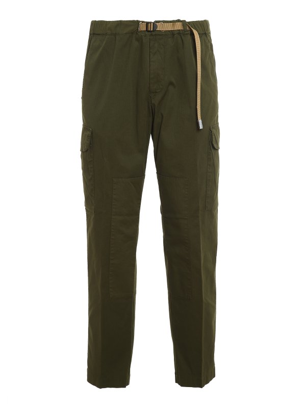WHITE SAND: casual trousers - Ripstop cotton pants