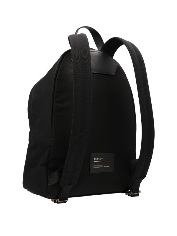 GIVENCHY: backpacks online - Logo print backpack in black