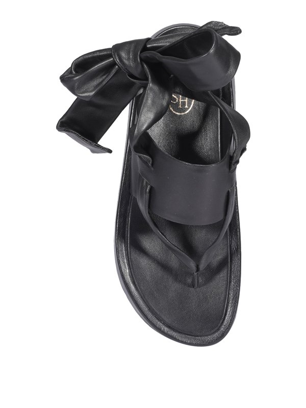 Vince black sandals shop online: ASH