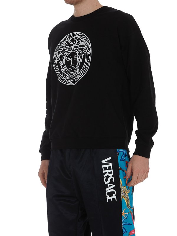 VERSACE: Sudaderas y suéteres online - Sudadera - Negro