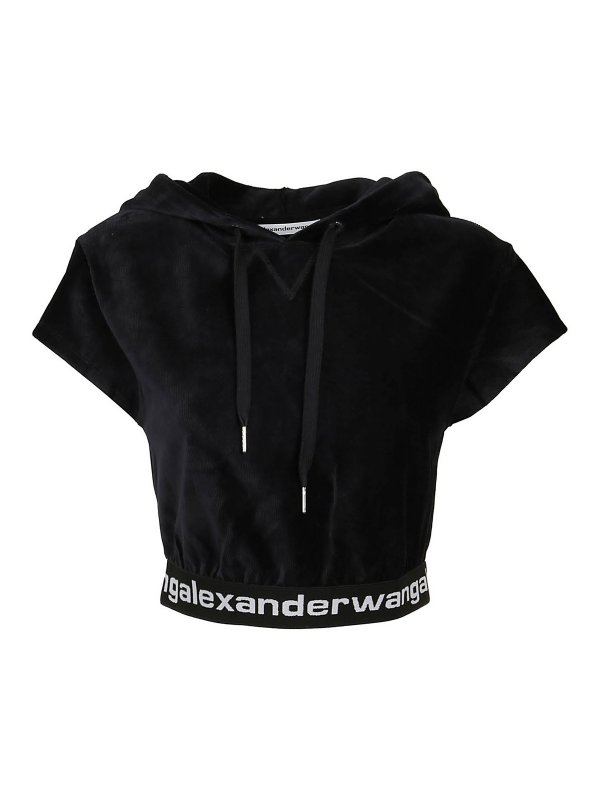 ALEXANDER WANG: Sudaderas y suéteres - Sudadera - Negro
