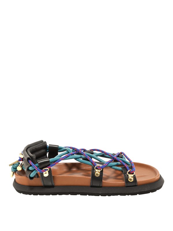 Sacai: sandals - Sandals with strings
