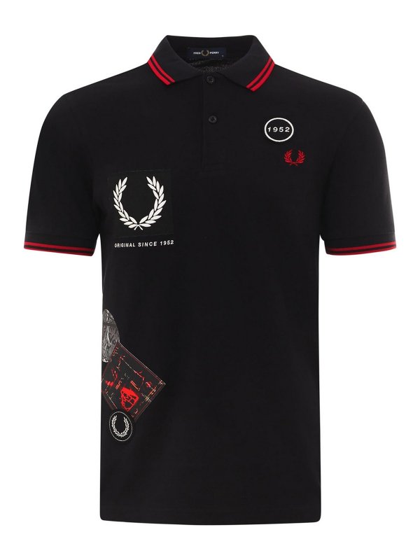 FRED PERRY: Polos  - Polo - Noir