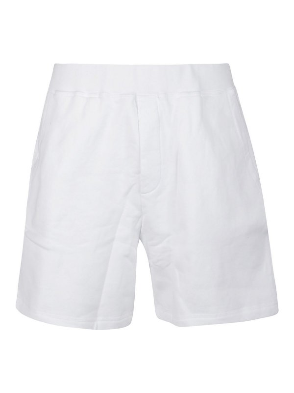 DSQUARED2: pantaloni shorts - Shorts in cotone