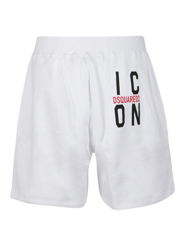 DSQUARED2: pantaloni shorts online - Shorts in cotone