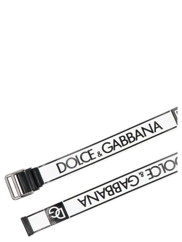 DOLCE & GABBANA: Cinturones online - Cinturón - Blanco