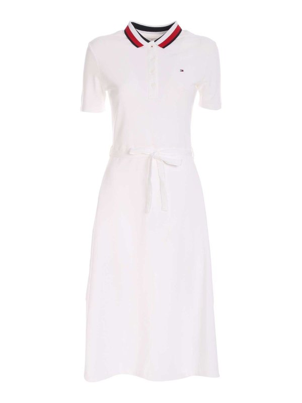 TOMMY HILFIGER: マキシドレス - マキシドレス - 白