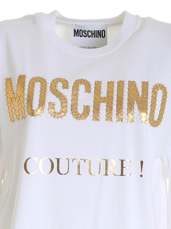 iKRIX MOSCHINO: t-shirts - Logo T-shirt in white
