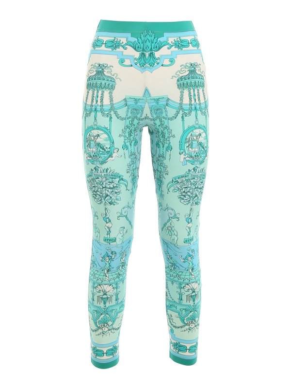 ETRO: Leggings - Leggings - Grün