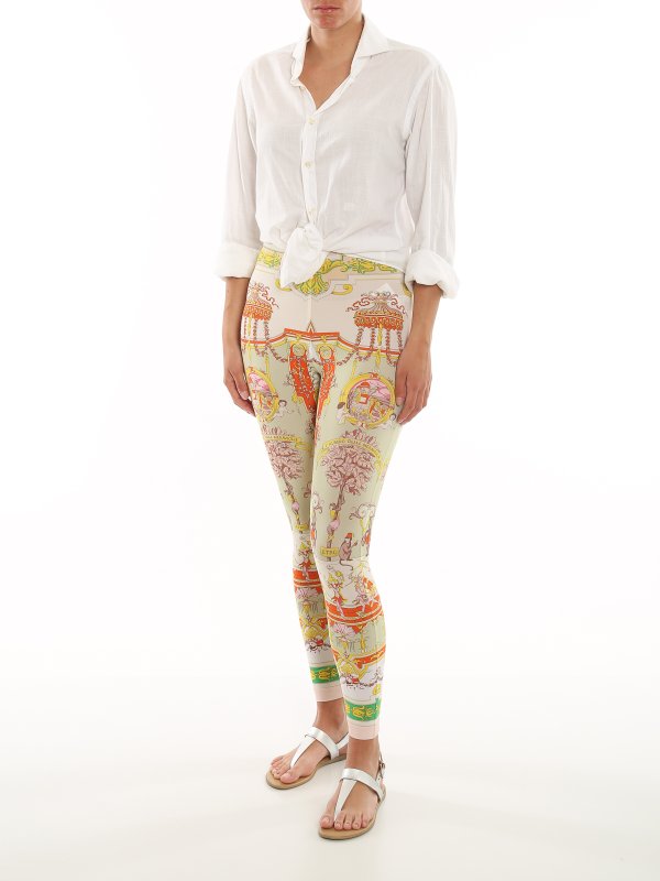 ETRO: Leggings online - Leggings - Rosa