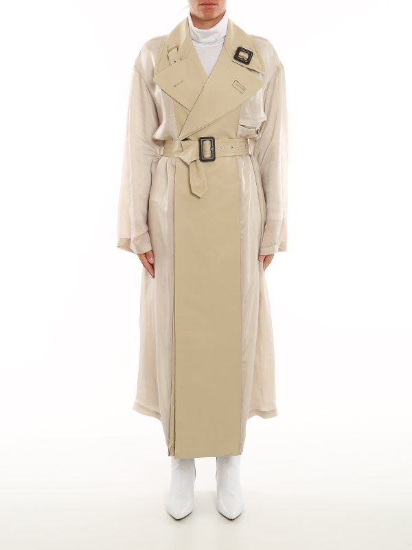 iKRIX Maison Margiela: トレンチコート - トレンチコート - ベージュ