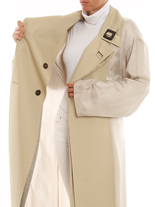 Maison Margiela buy online トレンチコート - ベージュ