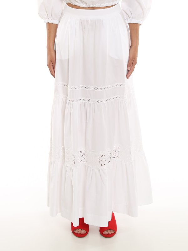 iKRIX P.A.R.O.S.H.: ロングシャツ - ロングスカート - 白