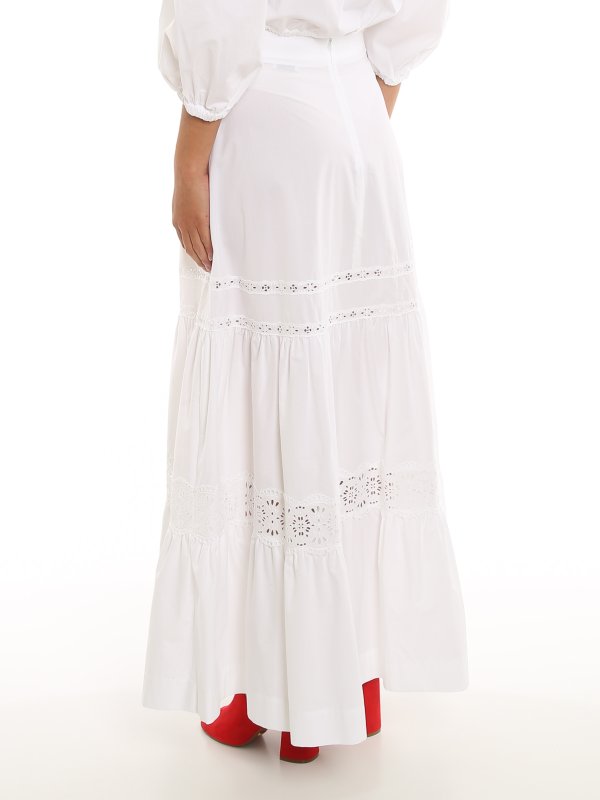 ロングスカート - 白 shop online: P.A.R.O.S.H.