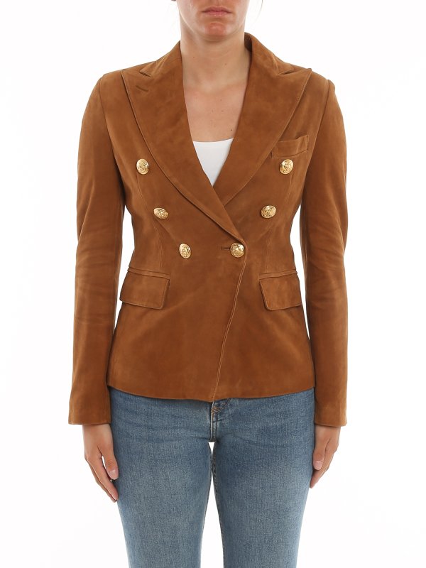 iKRIX TAGLIATORE: leather jacket - Lizzie blazer