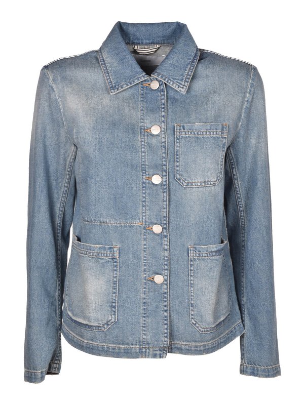CLOSED: Jeansjacken - Jeansjacke - Helles Jeansblau