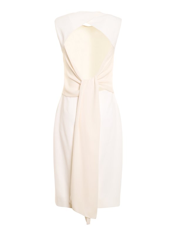 GIVENCHY: knee length dresses online - Silk midi dress