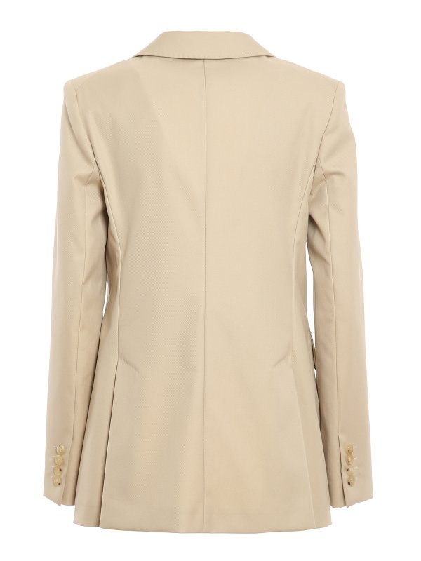Max Mara: blazers online - Cotton single-breasted blazer