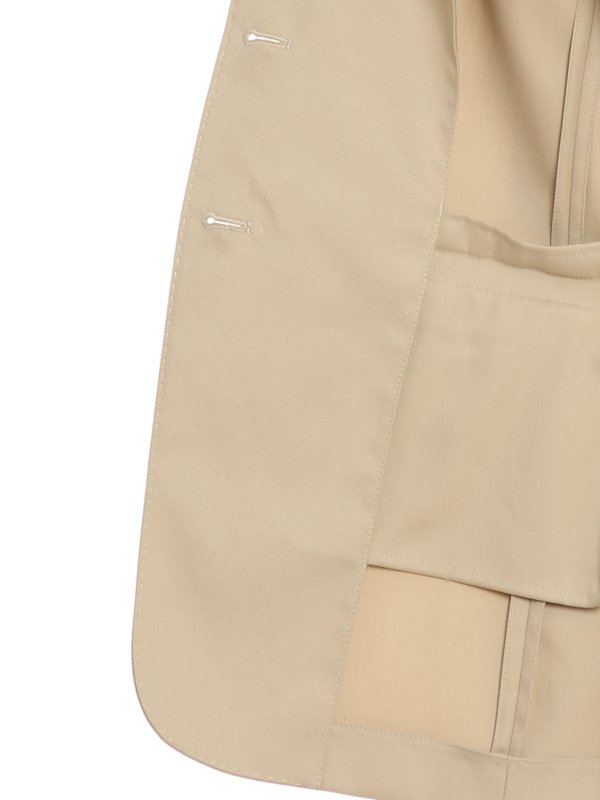 iKRIX Max Mara: blazers - Cotton single-breasted blazer