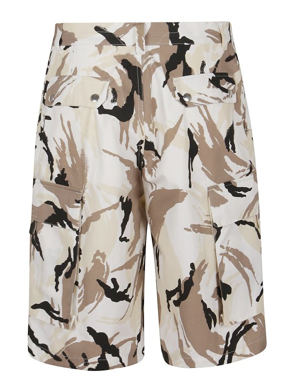 KENZO: Trousers Shorts online - Tropic Camo shorts