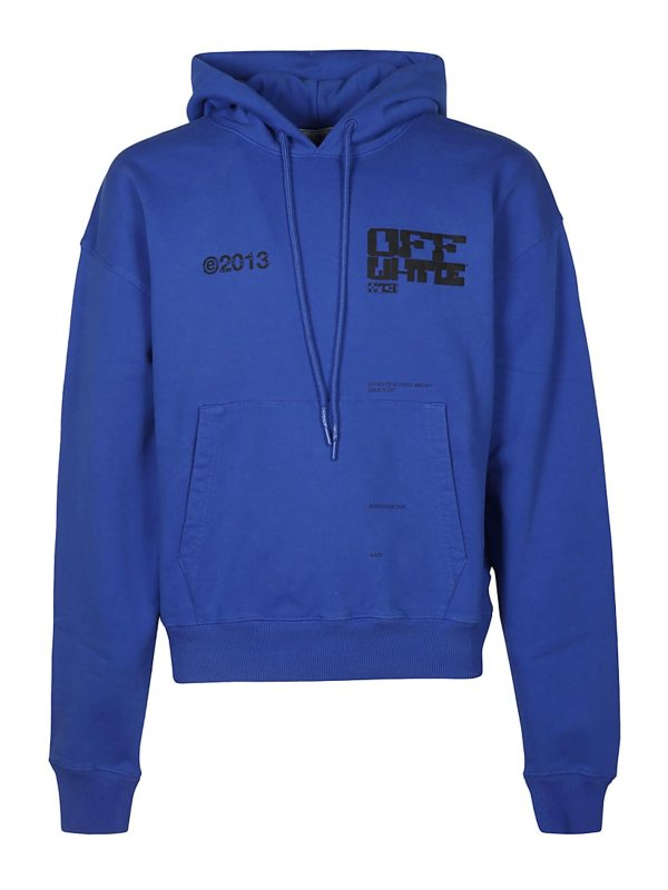 OFF-WHITE: Sweatshirts & Sweaters - Tech Marker hoodie