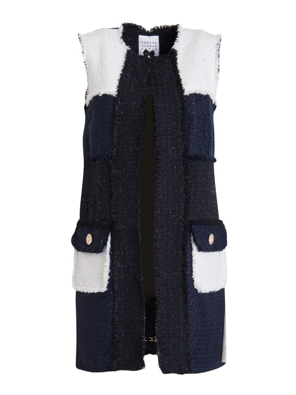 EDWARD ACHOUR PARIS: Chalecos  - Chaleco - Negro