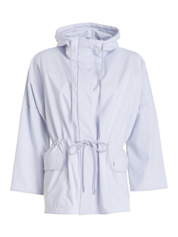 Max Mara: Parkas - Parka - Hellblau