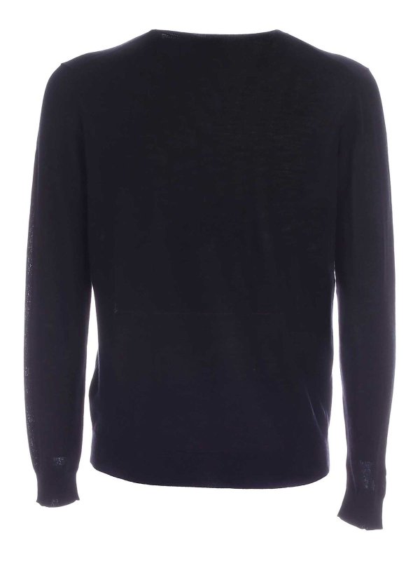 KARL LAGERFELD: Pull col rond online - Pull Col Rond - Noir