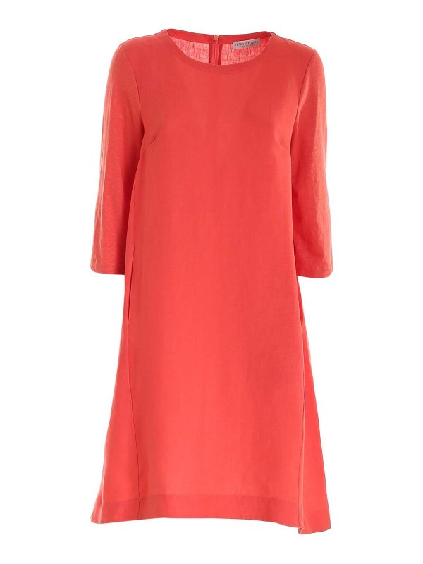 Coral on sale jersey dress