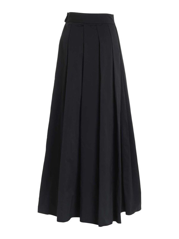 CLIPS: Gonne Lunghe online - Gonna nera con profondo spacco