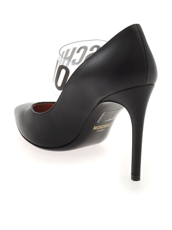 iKRIX MOSCHINO: court shoes - Branded strap pumps in black