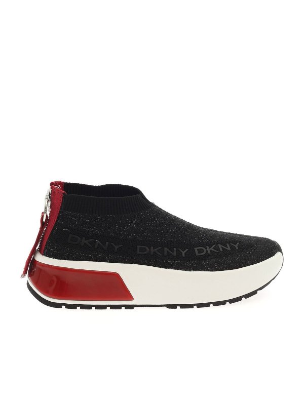 DKNY: Chaussures de sport - Baskets - Noir